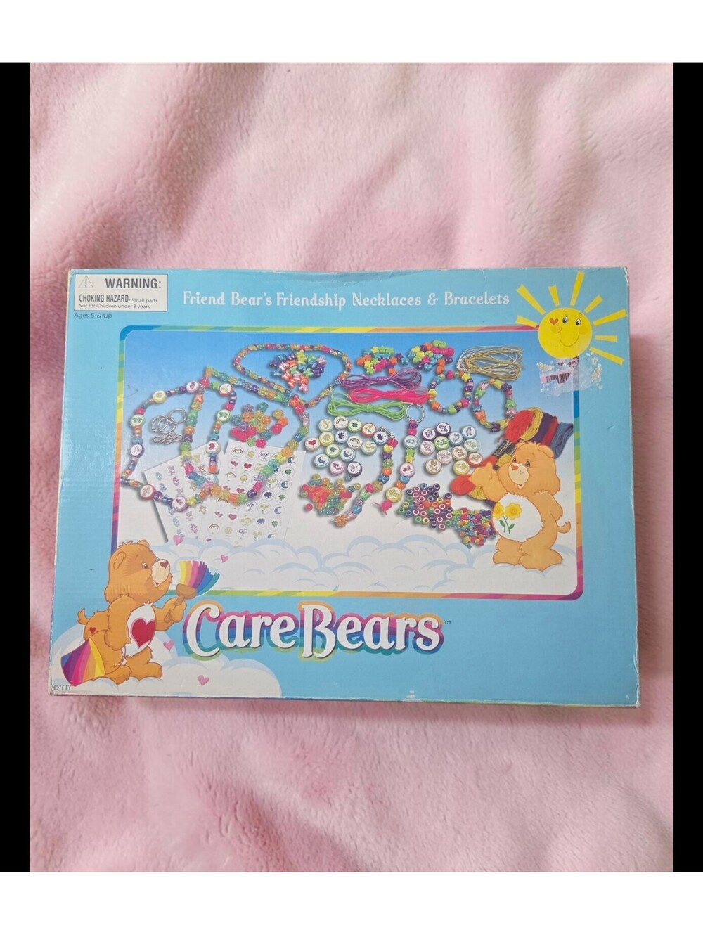 Vintage Y2K Care Bears Friendship Necklaces & Bracelets Craft Kit